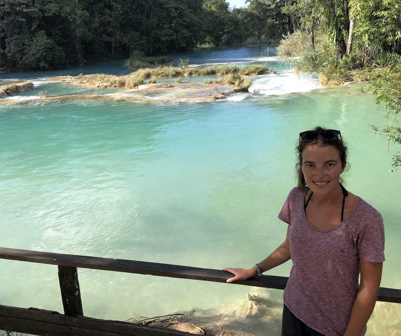 me agua azul waterfall palenque