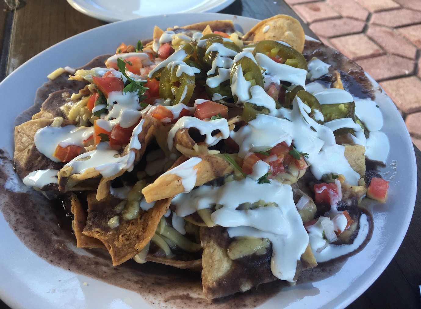 nachos cenote oxman valladolid