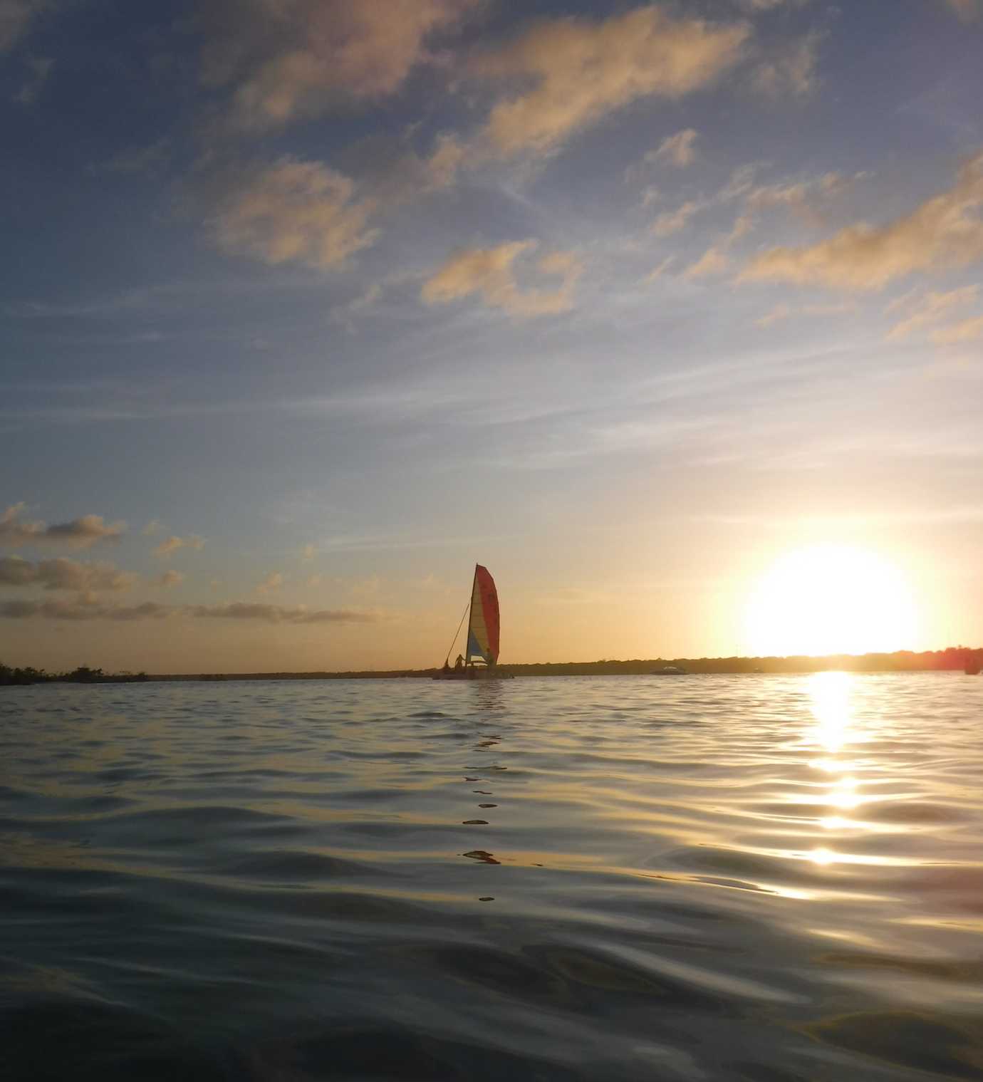 sunset kayak bacalar