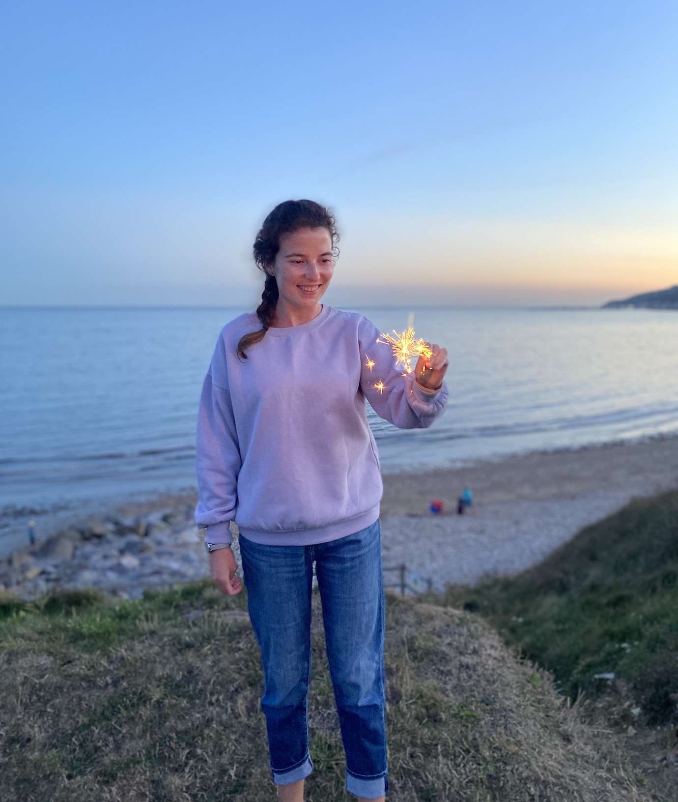 me sparkler Charmouth holiday